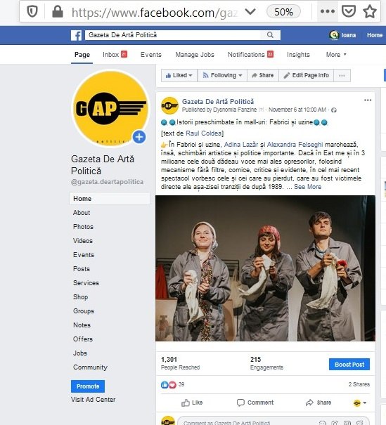 Rețeaua critică: Gazeta de Artă Politică (2019) / The Critical Network: The Gazette of Political Art (2019)